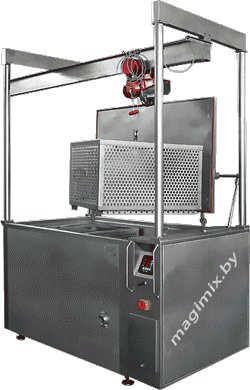 котел с подъёмником корзины